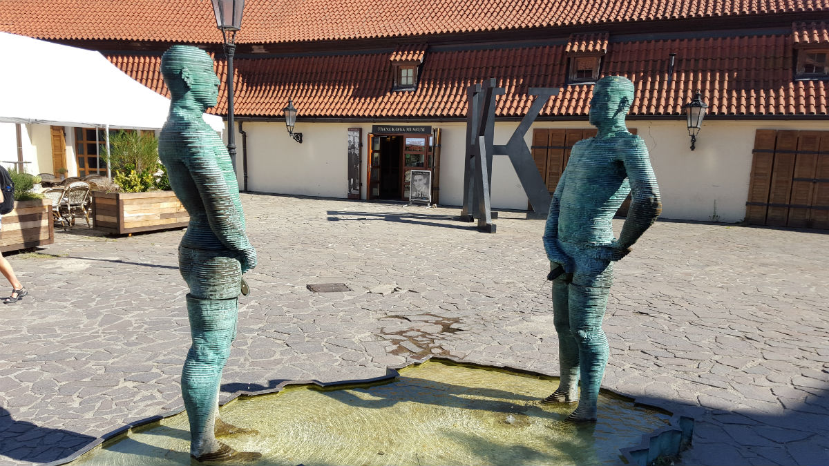 Golden street and Kafka house